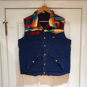 Aviator Nation x Pendleton Reversible Corduroy Vest Rare